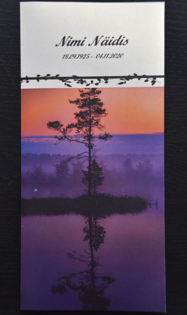 Matuse tänukaart kuldne